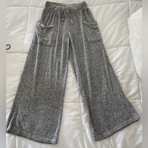 Wide leg soft lounge pants